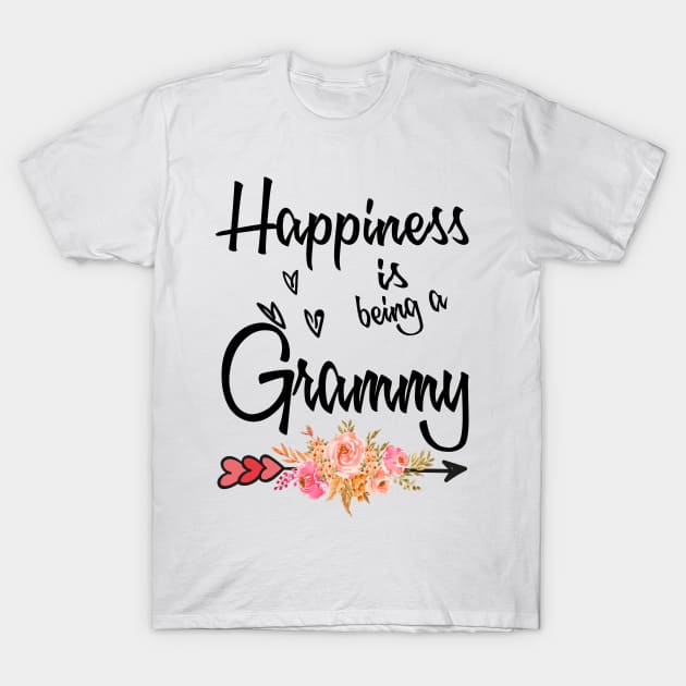 grammy happiness is being a grammy T-Shirt by Bagshaw Gravity